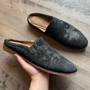 Trask Loafers Shoes Women's 10M Metallic Slip-On Mules Flats